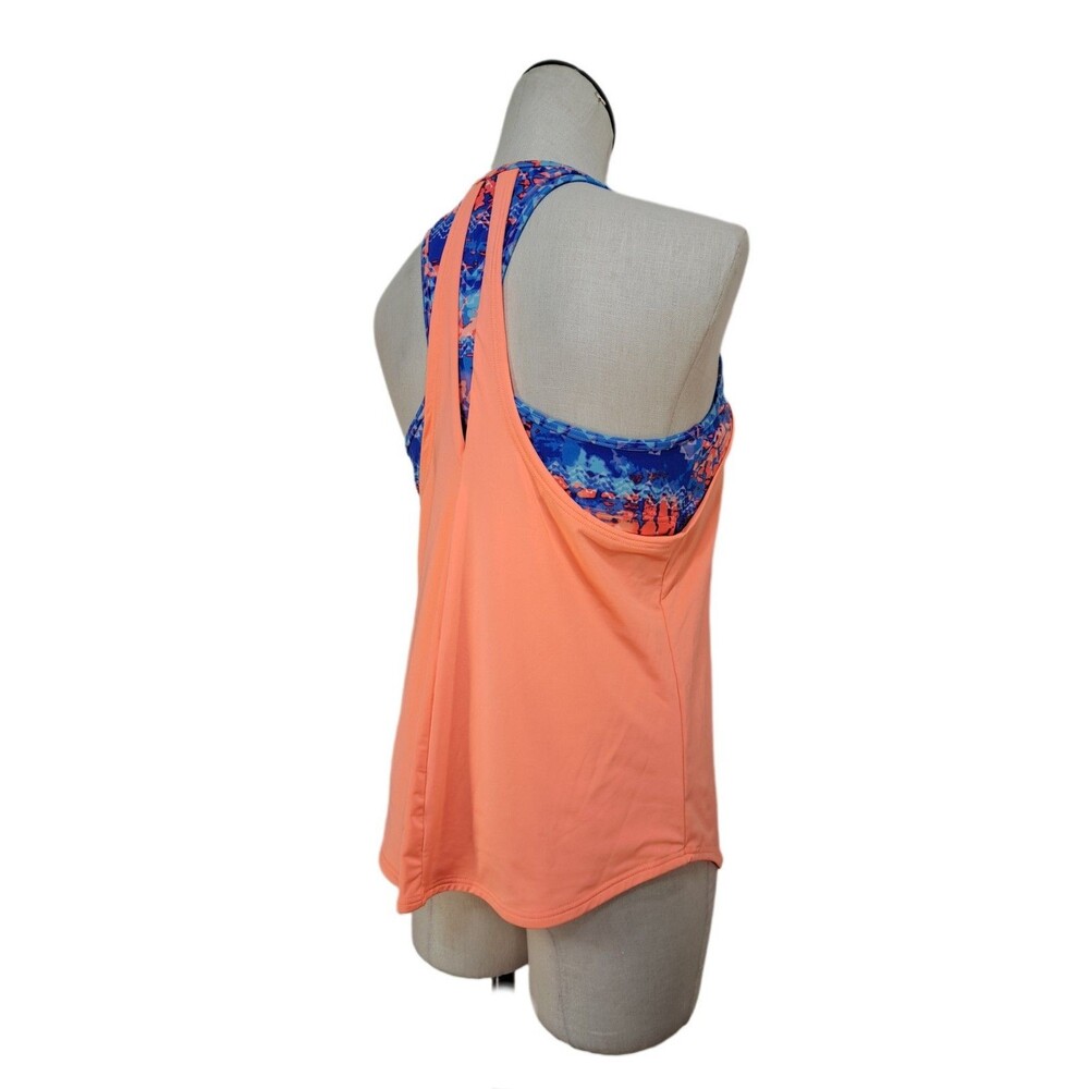 TYR Emerald Lake 2-in-1 Tankini TEMC7AH Coral Blue Size L (10/12) - Picture 6 of 16